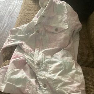 Faded rainbow jacket